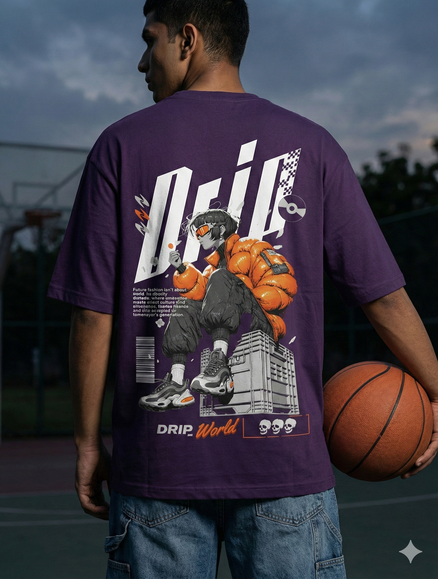 Drip Unisex Oversized Classic T-Shirt