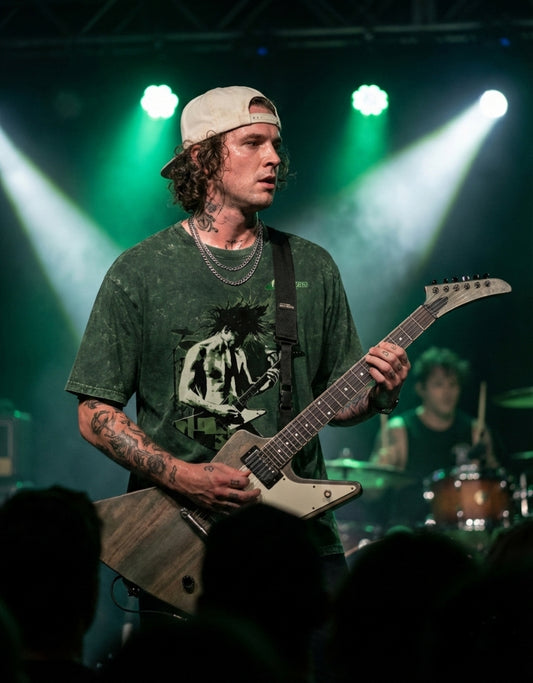 Rockstar Unisex Acid Washed Oversized Tee