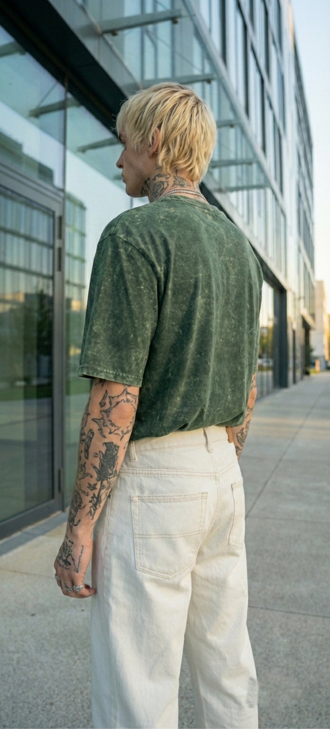 Rockstar Unisex Acid Washed Oversized Tee