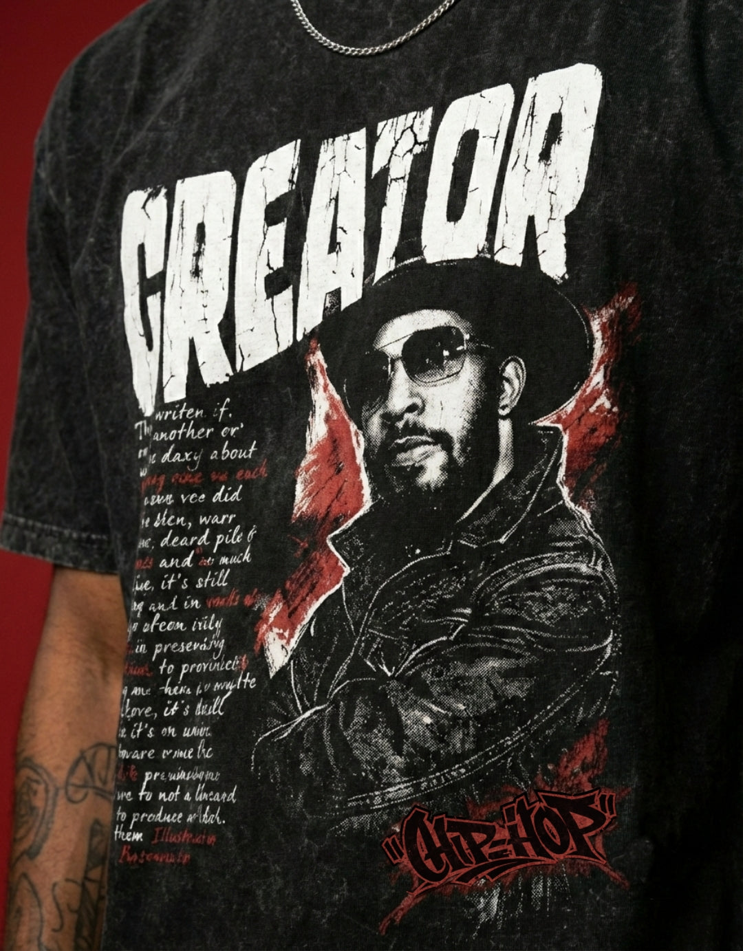 Creator Unisex Acid Washed Oversized Tee
